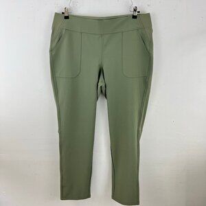 Weatherproof Vintage Womens Olivine Stretch Performance Flex Waist Pants Size XL